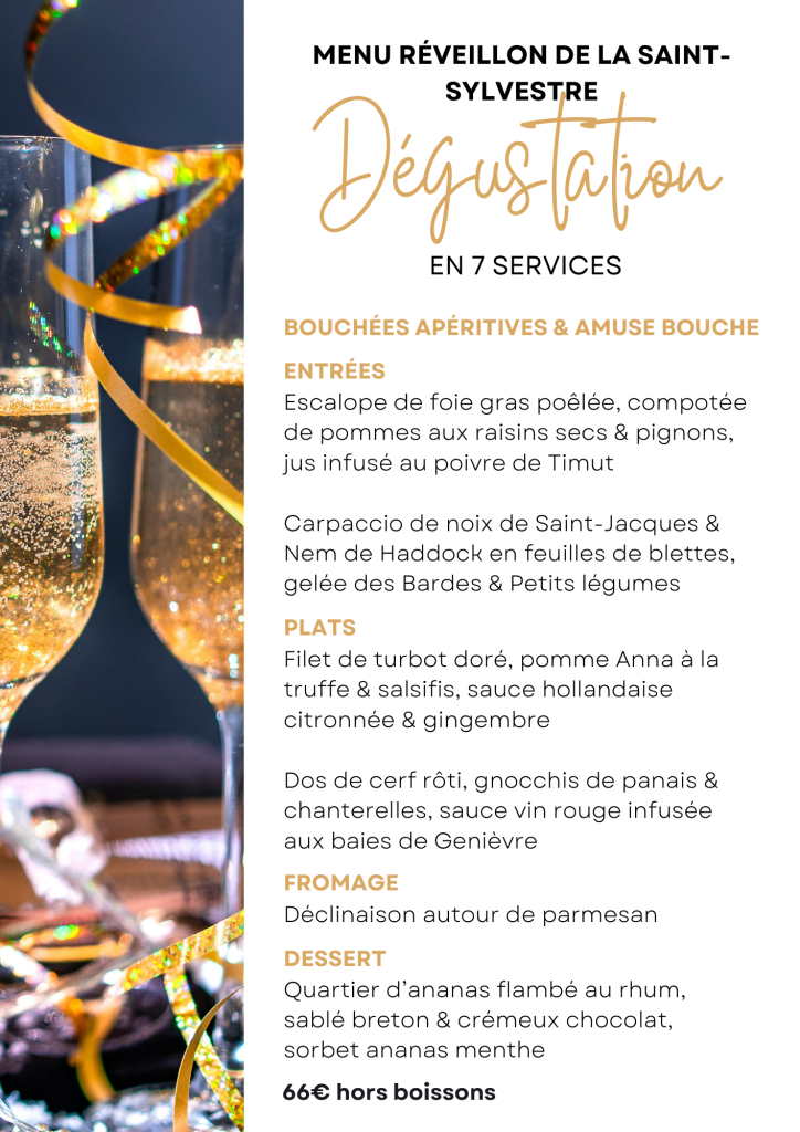 Menu réveillon de la st sylvestre